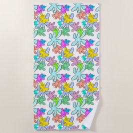 Toalha De Praia Intermitência de cor