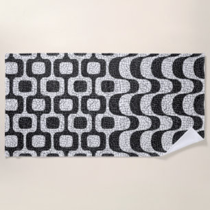 Toalha De Praia Ipanema / Copacabana Boardwalk