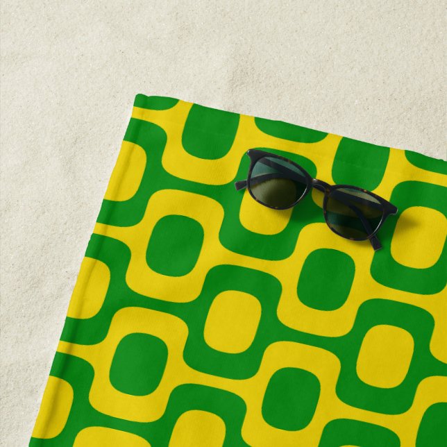 Toalha De Praia Ipanema Sidewalk Pattern, Beach Pattern, Brazil (In Situ)