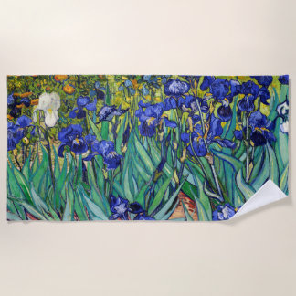 Toalha De Praia Írises de Vincent van Gogh