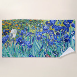 Toalha De Praia Irises Vincent van Gogh