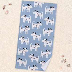 Toalha De Praia Jack Russell Parson Terrier Dog Patterno