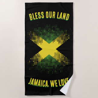 TOALHA DE PRAIA JAMAICA NÓS AMAMOS