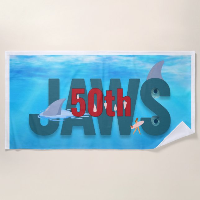 Toalha De Praia JAWS Beach Towel (Frente)