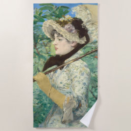Toalha De Praia Jeanne (Primavera) Edouard Manet