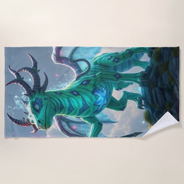 Toalha De Praia Johann, der Blitzdrache (Frente)