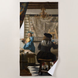 Toalha De Praia Johannes Vermeer - A Alegoria da Pintura