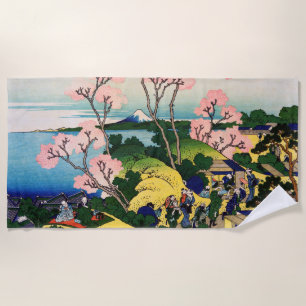 Toalha De Praia Katsushika Hokusai - Gotenyama, Tokaido, Shinagawa