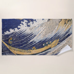 Toalha De Praia Katsushika Hokusai. Ondas oceânicas