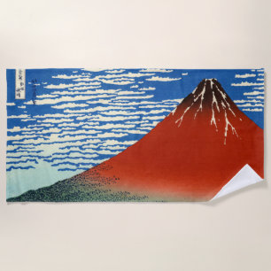 Toalha De Praia Katsushika Hokusai - Vento fino, Bom dia