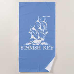 Toalha De Praia Key Beach Towel - Logotipo branco