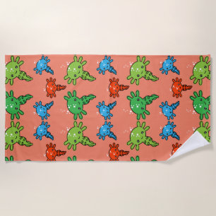 Toalha De Praia Kids Axototl Salamander