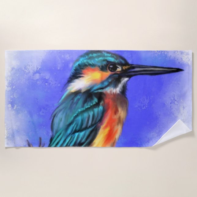Toalha De Praia Kingfisher Beach Towel (Frente)