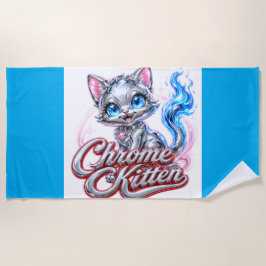 Toalha de Praia Kitten Chrome