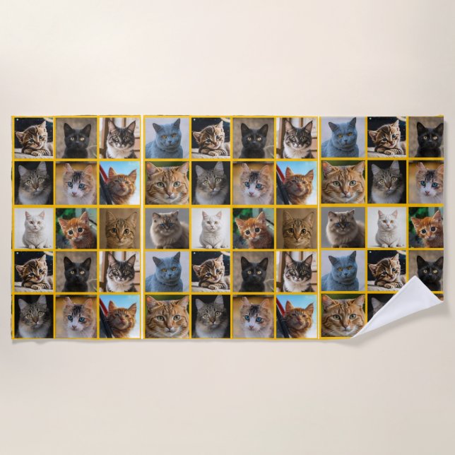 Toalha De Praia Kitties Everywhere (Frente)