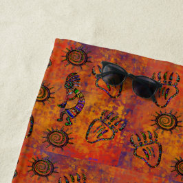 Toalha De Praia Kokopelli Art