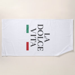 Toalha De Praia La Dolce Vita Beach Towel - Verão italiano