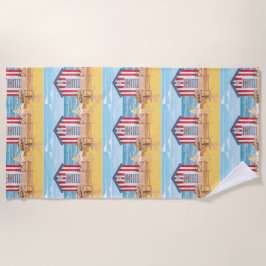 Toalha De Praia ladie na praia