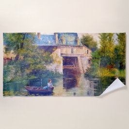 Toalha De Praia Lady Fisheries no lago