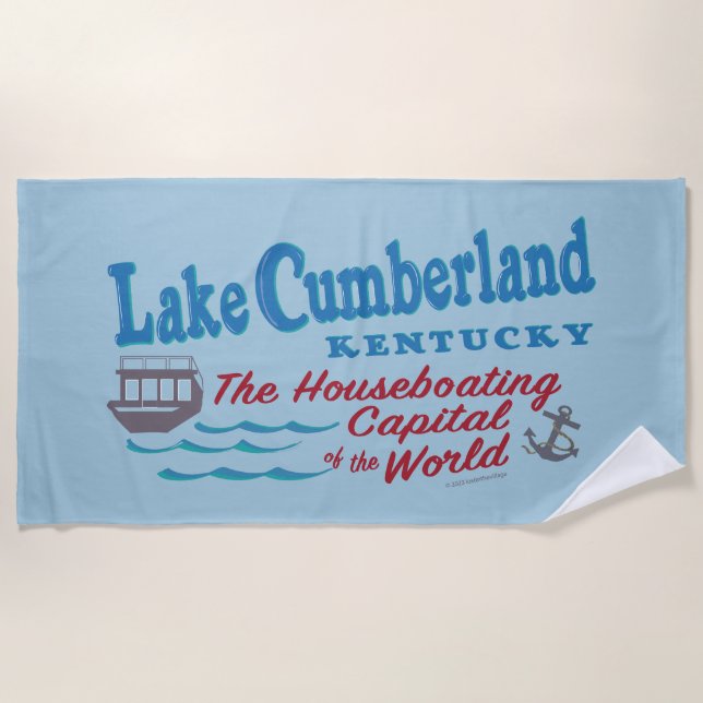 Toalha De Praia Lago Cumberland Beach Towel (Frente)