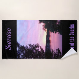 Toalha De Praia Lago Sunrise dos Ozarks