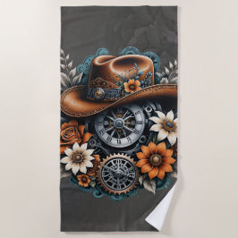 Toalha De Praia Lágrimas: estilo vaqueiro a vapor.