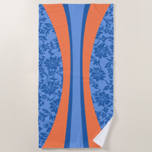 Toalha De Praia Laniakea Hawaiian Strik Surfboard - Ocean Blue