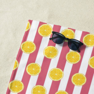 Toalha De Praia Laranjas E Nantucket Red Fiesta Party Beach Towel
