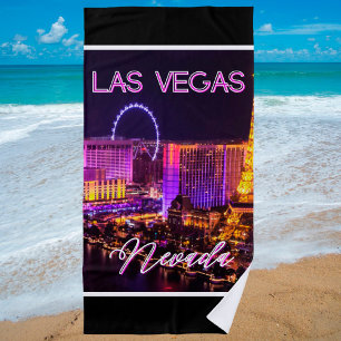 Toalha De Praia Las Vegas Nevada Skyline