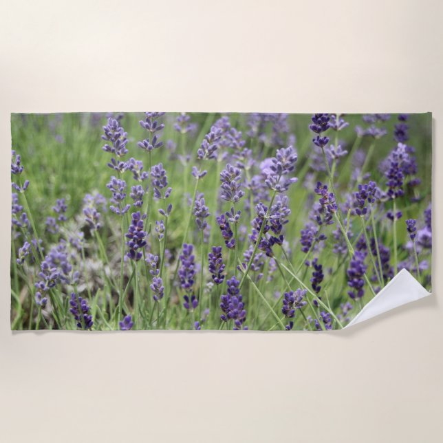 Toalha de Praia Lavanda (Frente)