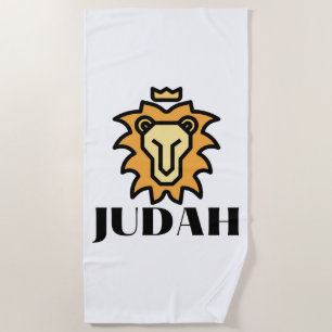 Toalha De Praia Leão De Judah Faith, Baseado Em Beach Towel