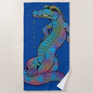 Toalha De Praia Legal Rainbow Gator Beach Towel