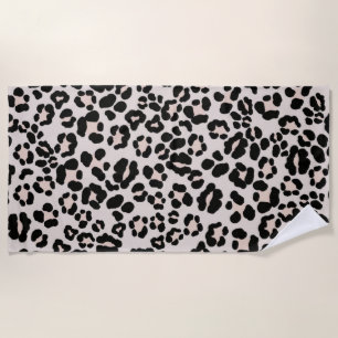 Toalha De Praia Leopardo - Impressão - Glam #1 - paisagem #padrão