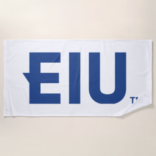 Toalha De Praia Letra EIU em bloco