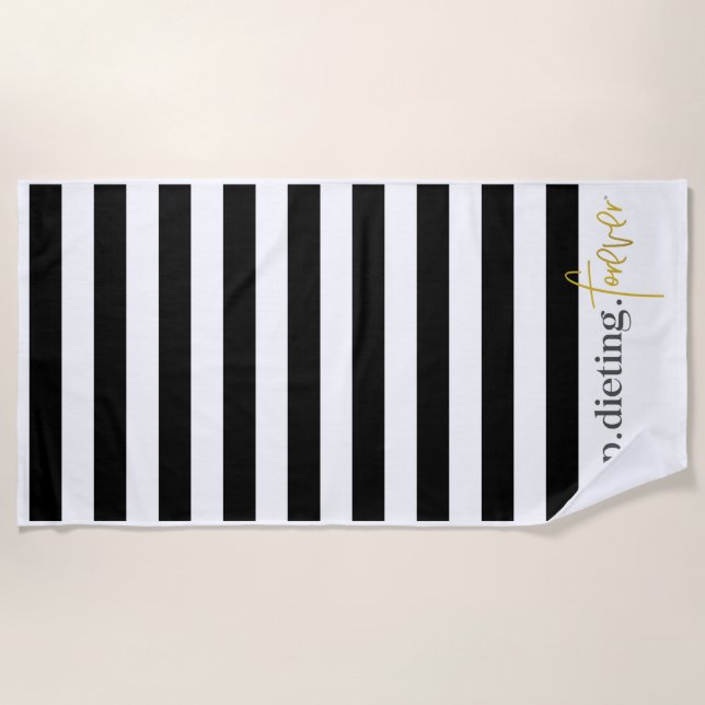 Toalha De Praia Leve seu estilo de vida SDF para a praia (Frente)