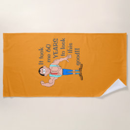 Toalha De Praia Levei 60 anos para parecer tão bem.