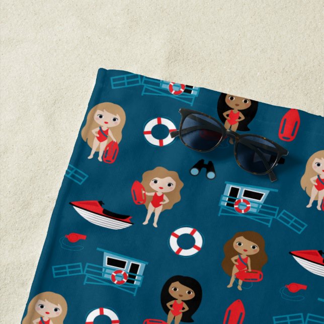 Toalha De Praia Lifeguard Beach Towel (In Situ)