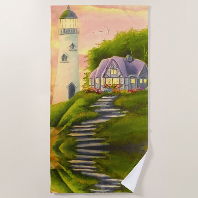 Toalha De Praia Lighthouse (Frente)