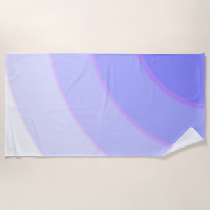 Toalha De Praia Lilac Swirls Beach Towel