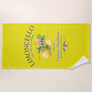 Toalha De Praia Limoncello Itália Costa Amalfi