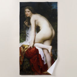 Toalha De Praia Linda mulher Bather (de Bouguereau)