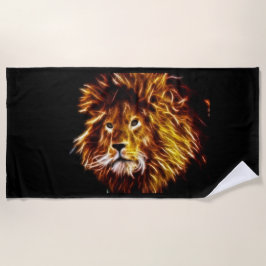 Toalha De Praia Lion Beach Towel