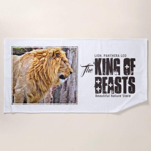 Toalha De Praia Lion [Beach Towel] ビーチタオル (Frente)