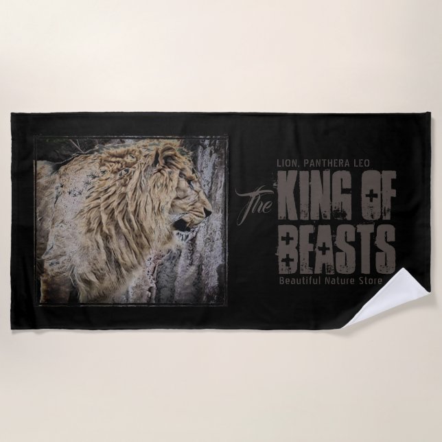 Toalha De Praia Lion [Beach Towel] ビーチタオル (Frente)