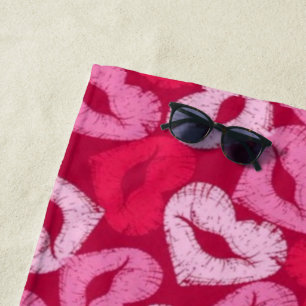 Toalha De Praia Lip Design Beach Towel