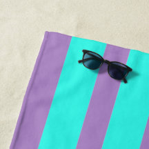 Listras Azul Turquesa e Roxo Lavanda