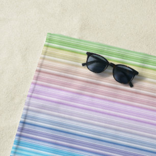 Toalha De Praia Listras multicoloridas
