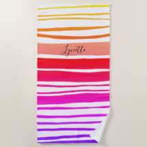 Listras pintadas coloridas