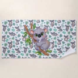 Toalha De Praia Little Koala Bear Beach Towel