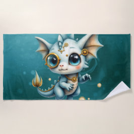 Toalha De Praia Little Steam Dragon – Professional Chaos Engineer.